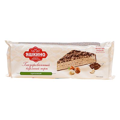 Торт Яшкино вафельный ореховый 250 г