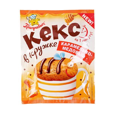 Кекс в кружке Приправыч карамельно-медовый 50 г