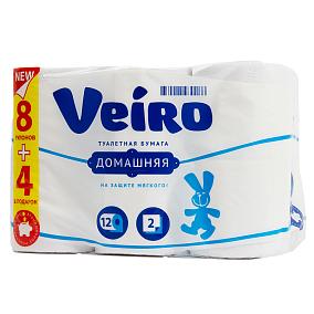  Туалетная бумага Veiro домашняя двухслойная 12 шт в интернет-магазине свежих фермерских продуктов Apeti.ru