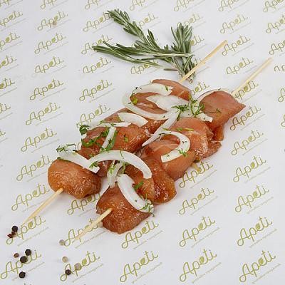  Шашлык из куриного филе 1 кг упаковка в интернет-магазине свежих фермерских продуктов Apeti.ru