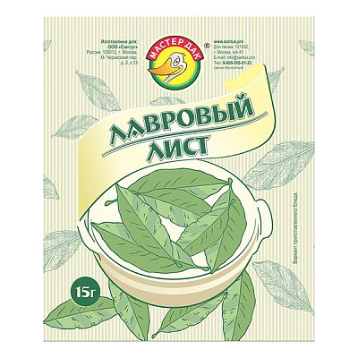 Лавровый лист Мастер Дак цельный 15 г