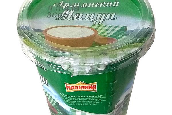  Мацун Marianna 400 г в интернет-магазине продуктов с Преображенского рынка Apeti.ru