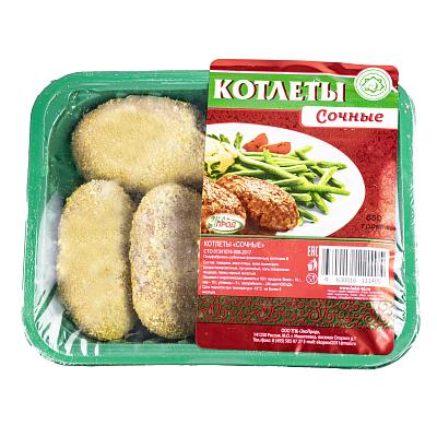  Котлеты ЭкоПрод сочные 650 г в интернет-магазине свежих фермерских продуктов Apeti.ru