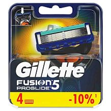 Сменные кассеты Gillette Fusion5 Proglide 4 шт