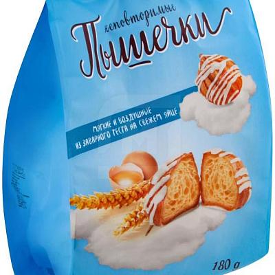  Заварные пышечки Яшкино в белой глазури 180 г в интернет-магазине свежих фермерских продуктов Apeti.ru