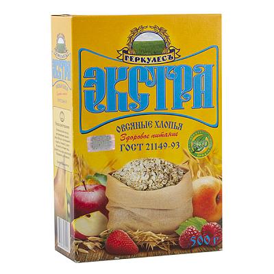  Хлопья овсяные Экстра ГОСТ 500 г в интернет-магазине свежих фермерских продуктов Apeti.ru