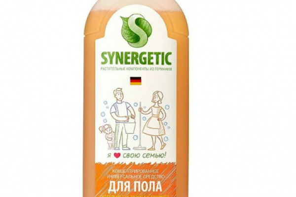  Средство для мытья пола Synergetic 1 л в интернет-магазине продуктов с Преображенского рынка Apeti.ru