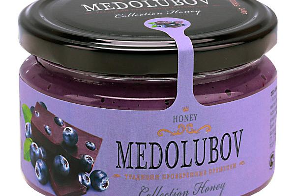  Крем-мед Medolubov черника с шоколадом 250 мл в интернет-магазине продуктов с Преображенского рынка Apeti.ru