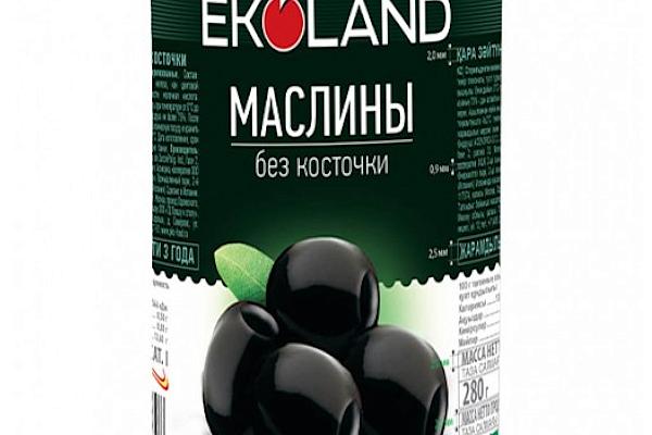  Маслины Ecoland без косточки 280 г в интернет-магазине продуктов с Преображенского рынка Apeti.ru