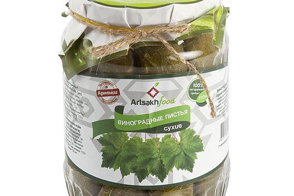  Виноградные листья Artsakh Food сухие 720 мл в интернет-магазине продуктов с Преображенского рынка Apeti.ru