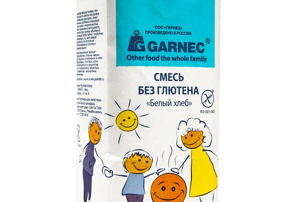  Смесь для выпечки Гарнец без глютена белый хлеб 600 г в интернет-магазине продуктов с Преображенского рынка Apeti.ru