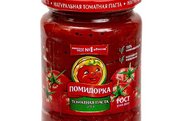  Томатная паста "Помидорка" ст/б 270 г в интернет-магазине продуктов с Преображенского рынка Apeti.ru