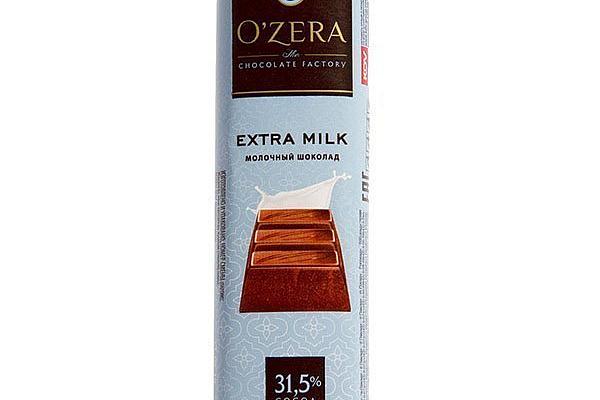  Шоколад O'Zera молочный extra milk 42 г в интернет-магазине продуктов с Преображенского рынка Apeti.ru