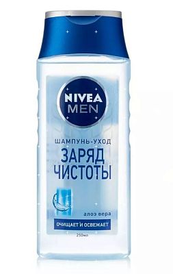 Шампунь Nivea Men заряд чистоты 250 мл