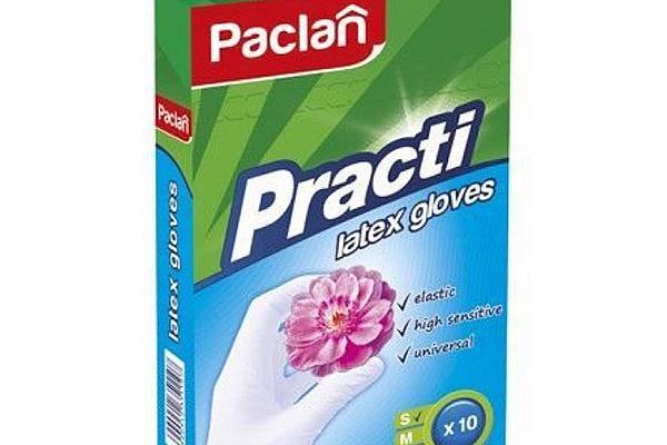 Латексные перчатки размер S Paclan 10 шт в интернет-магазине продуктов с Преображенского рынка Apeti.ru