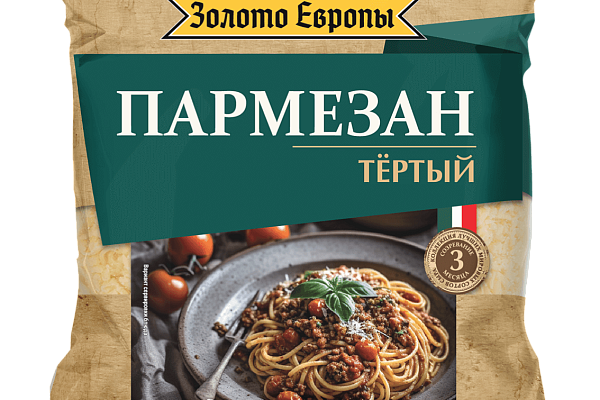  Пармезан тертый 40%, Золото европы, 90 г в интернет-магазине продуктов с Преображенского рынка Apeti.ru