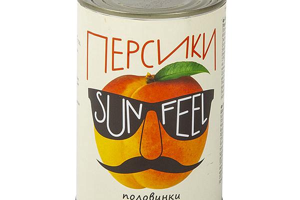  Персики Sunfeel половинки в сиропе 425мл в интернет-магазине продуктов с Преображенского рынка Apeti.ru