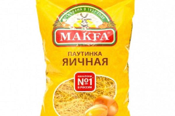  Макаронные изделия Makfa паутинка яичная 400 г в интернет-магазине продуктов с Преображенского рынка Apeti.ru