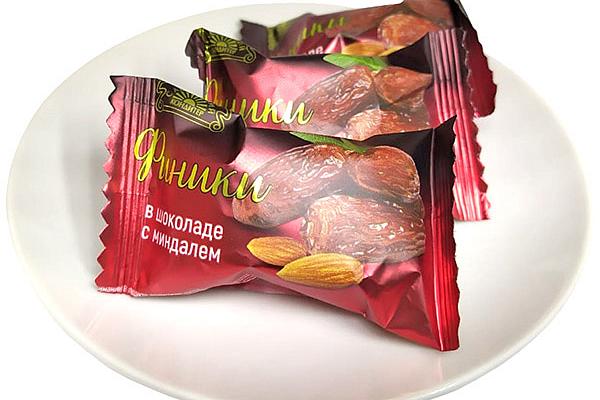  Конфеты Финики в шоколаде с миндалем 250 г в интернет-магазине продуктов с Преображенского рынка Apeti.ru
