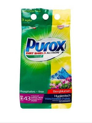 Стиральный порошок дезинфицирующий Clovin Purox Universal 3 кг