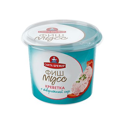 Паста из тресковых рыб "Фиш-мусс" с кальмаром и креветкой 140 г