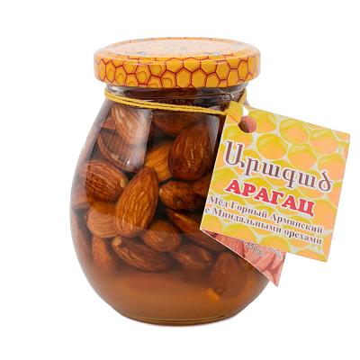  Мед арагац горный армянский с миндальными орехами 350 г в интернет-магазине свежих фермерских продуктов Apeti.ru