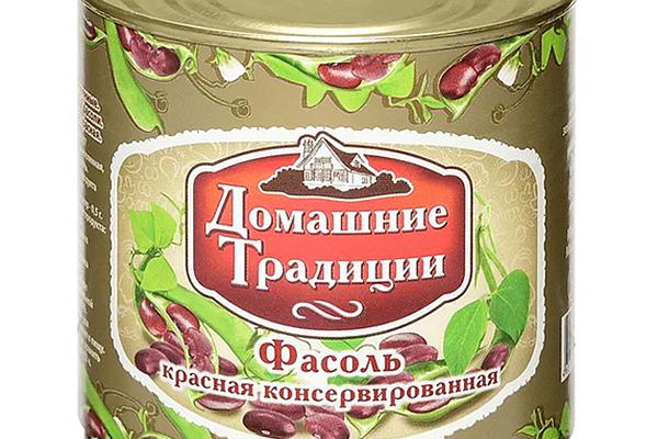  Фасоль красная "Домашние Традиции" консервированная 400 г в интернет-магазине продуктов с Преображенского рынка Apeti.ru