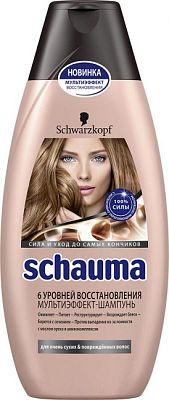Шампунь Schauma 6 уровней восстановления 380 мл