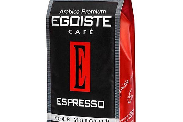  Кофе Egoiste Espresso натуральный молотый 250 г в интернет-магазине продуктов с Преображенского рынка Apeti.ru