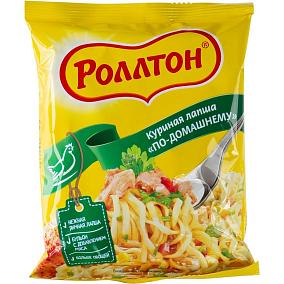  Лапша быстрого приготовления Роллтон по-домашнему курица 85 г в интернет-магазине свежих фермерских продуктов Apeti.ru