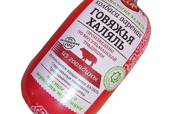  Колбаса вареная Сафа Говяжья халяль 1кг в интернет-магазине продуктов с Преображенского рынка Apeti.ru