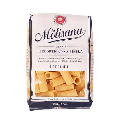  Макаронные изделия La Molisana Rigatoni трубки рифленые n.31 500 г в интернет-магазине свежих фермерских продуктов Apeti.ru