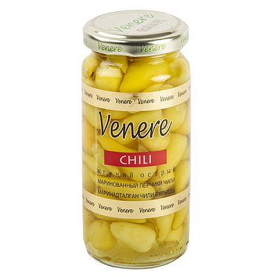 Маринованные перчики Venere Chili жгучие острые 240 г