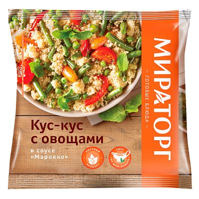 Кускус Мираторг с овощами в соусе Марокко 400 г