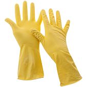 Перчатки резиновые OfficeClean универсальные XL желтые 1 шт