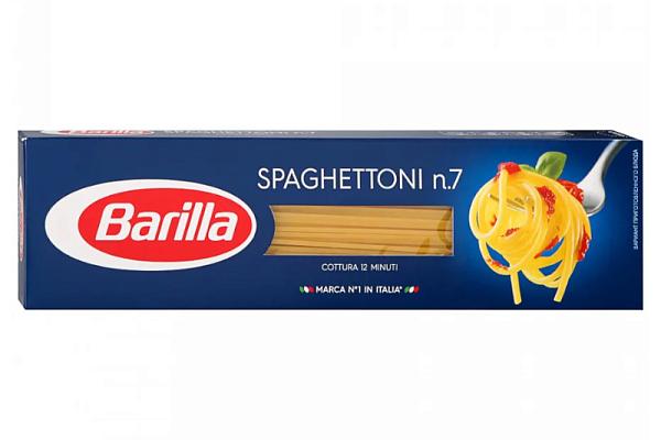  Макаронные изделия Barilla спагетти Spaghettoni n.7 450 г в интернет-магазине продуктов с Преображенского рынка Apeti.ru