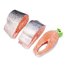 Семга (лосось) средняя часть охлажденная