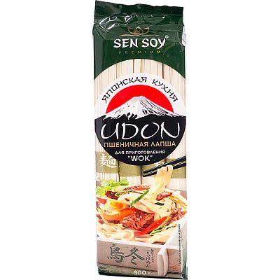 Лапша пшеничная Sen Soy Udon Premium 300 г