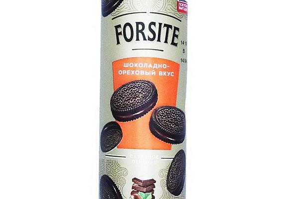  Печенье Forsite с шоколадно-ореховым вкусом 220 г в интернет-магазине продуктов с Преображенского рынка Apeti.ru