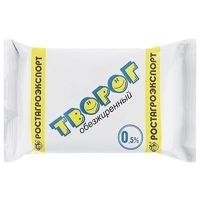 Творог 0% Ростагроэкспорт обезжиренный 180 г