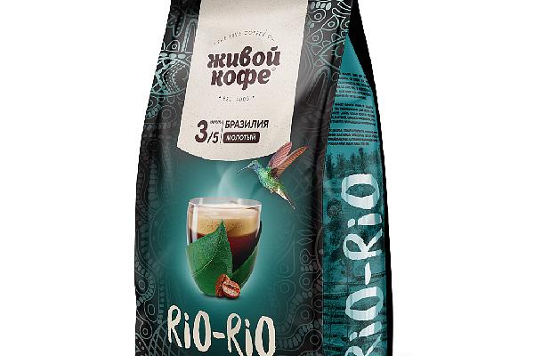  Живой Кофе Rio-Rio молотый 200 г в интернет-магазине продуктов с Преображенского рынка Apeti.ru