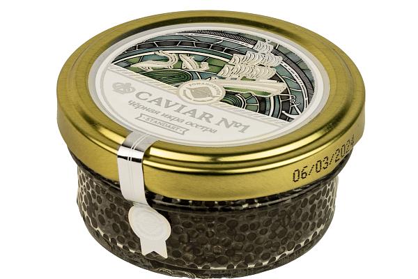  Черная икра осетровых Caviar забойная Standart 50 гр в интернет-магазине продуктов с Преображенского рынка Apeti.ru