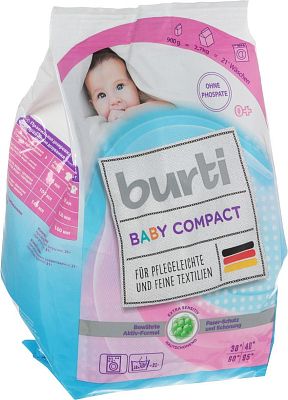 Стиральный порошок Burti Baby для детского белья 1,1 кг