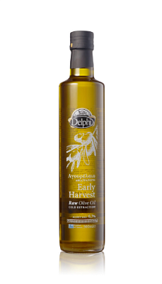 Масло оливковое Delphi холодного отжима раннего сбора Агурелео 500 мл