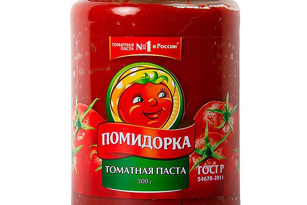  Томатная паста "Помидорка" 480 г в интернет-магазине продуктов с Преображенского рынка Apeti.ru