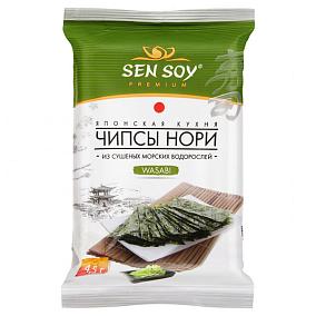  Чипсы нори Sen Soy wasabi 4,5 г в интернет-магазине свежих фермерских продуктов Apeti.ru
