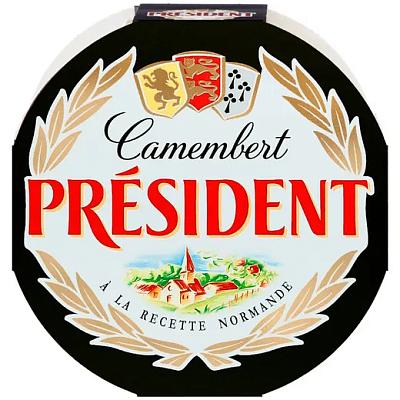   Сыр Камамбер PRESIDENT мягкий с белой плесенью 45% 125 г в интернет-магазине свежих фермерских продуктов Apeti.ru