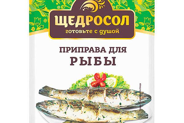  Приправа Щедросол для рыбы 15 г в интернет-магазине продуктов с Преображенского рынка Apeti.ru