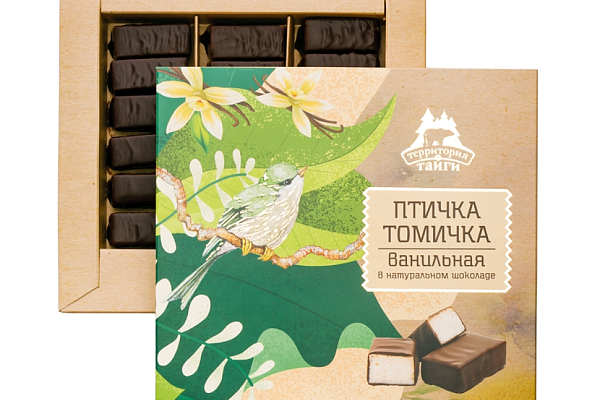  Конфеты Птичка Томичка ванильные 210г в интернет-магазине продуктов с Преображенского рынка Apeti.ru