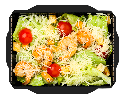 Салат с креветками (готовая еда), 220 гр